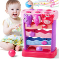 Juguete musical V-Opitos para niños y niñas de 1 y 2 años, juguetes interactivos de alimentación con pelota, juguetes educativos Montessori, regalo perfecto de Navidad y cumpleaños para niños pequeños. 