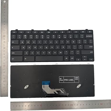 Teclado de repuesto para laptop para Dell Chromebook 13 3380 11 3180 3189 3380 Educación 2 en 1 0850FT 0HNXPM 05XVF4 0343nn
