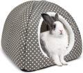 USADO-Escondite Tierecare para Conejos Grande | Cama Lavable de Forro Polar, Casa y Refugio para Conejos, Cobayas y Animales Pequeños de Interior