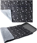 Klmnop Funda para Bandeja de Jaula de Perro 36" – Reversible Frío/Cálido, Lavable, Color Gris (Solo Funda)