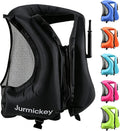 Chaleco de snorkel para adultos, chaleco de snorkel inflable para hombres y mujeres, chaqueta de natación portátil y chaleco de flotabilidad para snorkel, natación, kayak y navegación.