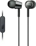 Audíonos In-Ear Sony MDR-EX155AP – Con Micrófono Integrado para Llamadas, Diseño Intraaural, Color Negro