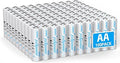 Pilas AA Fuspower Heavy Duty – Pack de 100 Unidades 1.5V, Larga Duración, 10 Años de Vida útil para Hogar y Oficina