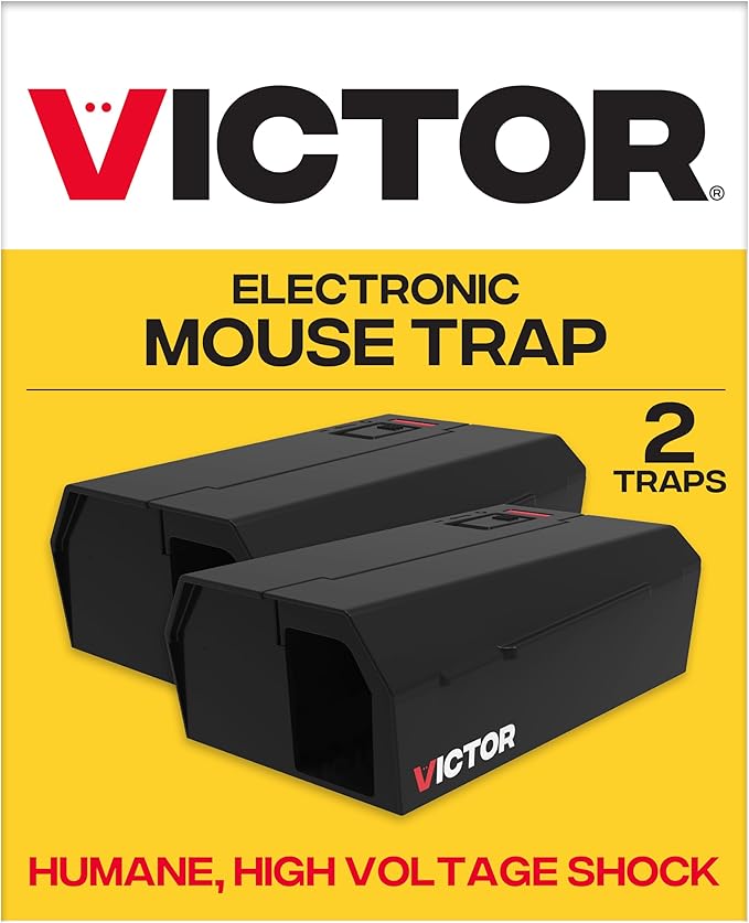 Trampa Eléctrica para Ratones Victor M250BSR-2 — Sin Contacto, Pack x2