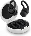 Tapones para los oídos para dormir, 2 pares reutilizables para quienes duermen de lado, 6 tamaños de puntas de silicona (capa simple y doble), reducción de ruido de 30 dB para ronquidos, viajes y concentración.