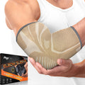 PhysFlex - Paquete de 2 coderas de codo para alivio del dolor de codo de tenista y golfista
