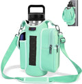 icolor Magnetic Gym Bag Water Bottle Carrier Holder with Phone Pockets & Shoulder Strap,5 Built-in Magnets Gym Bottle Pouch Sleeve,Magnetic Bag Gym Accessories Organizer for Men Women
