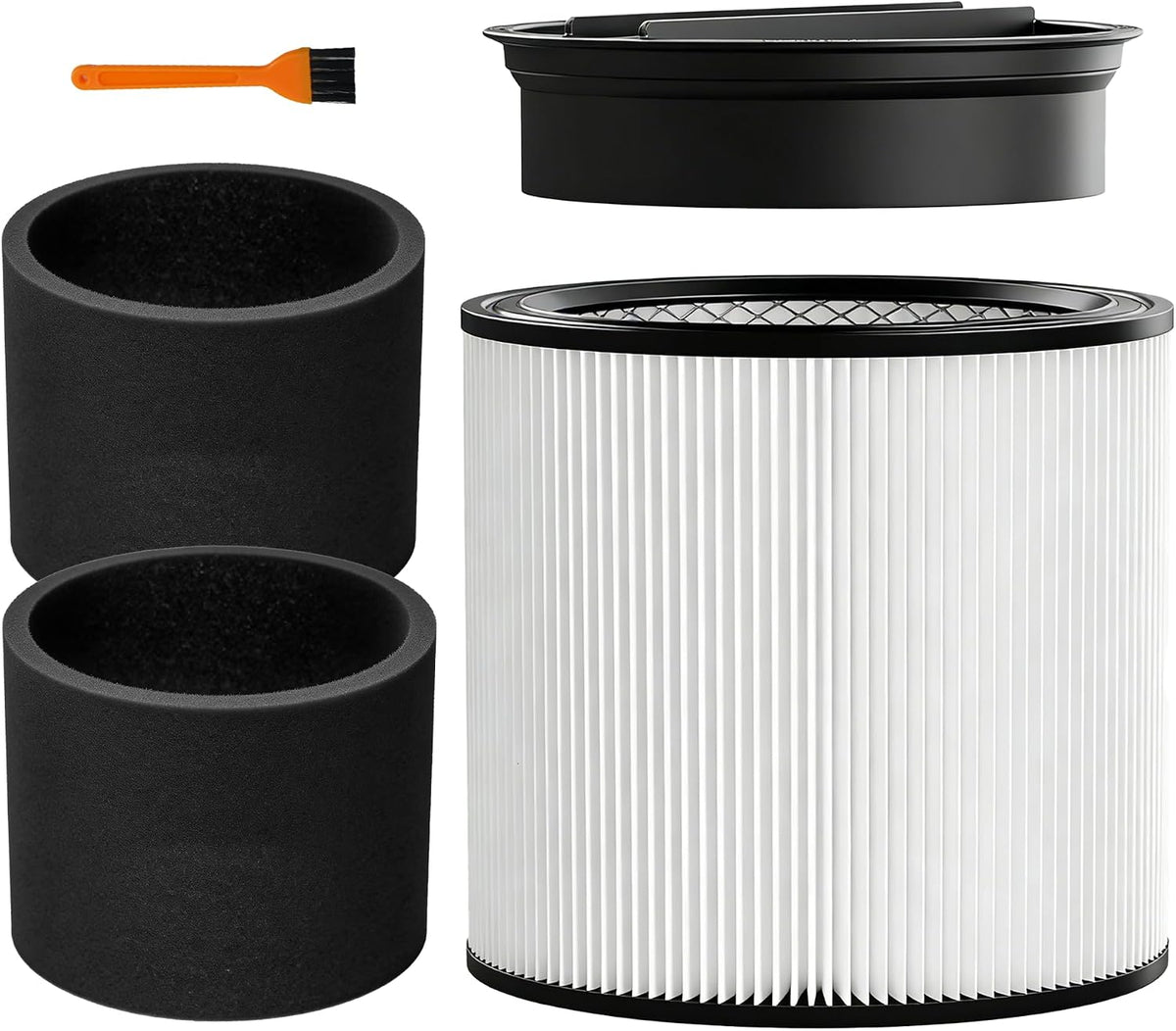 Kit Filtro 90304 + Manga Espuma 90585 Compatible Shop-Vac – Aspiradora Húmeda y Seca