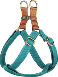 Didog - Arnés para perros con hebillas metálicas, chaleco de nylon para perros pequeños de fácil entrenamiento para caminar (S: pecho 33-56 cm, azul)