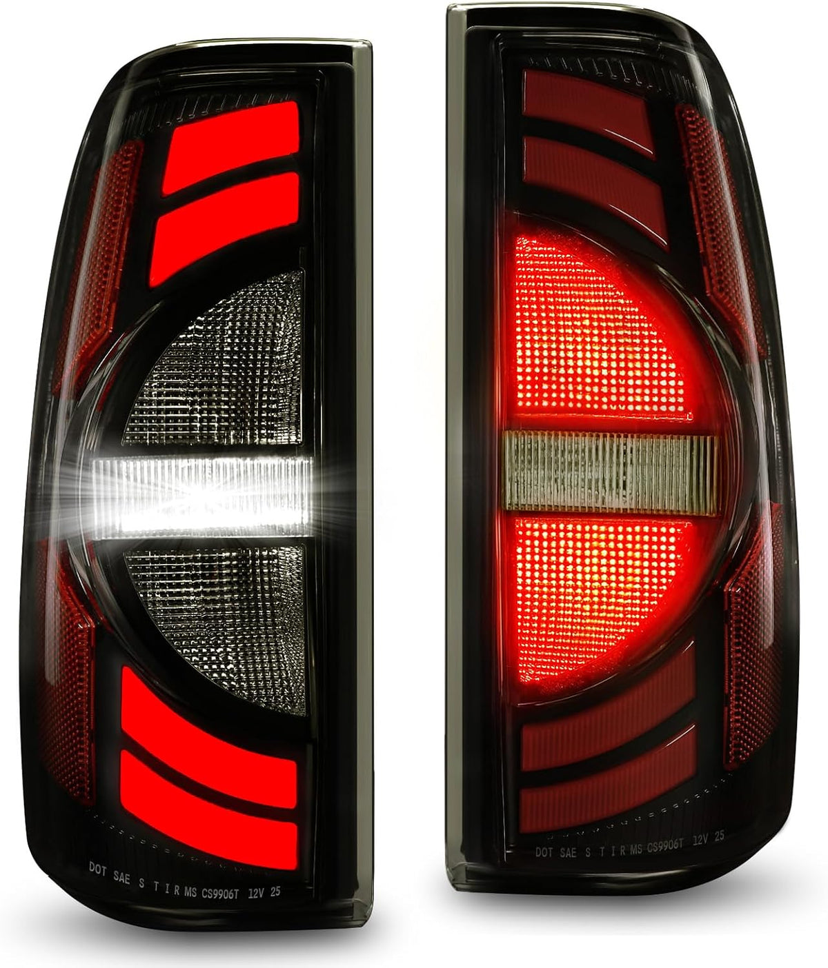 Luces traseras LED ahumadas para Chevy Silverado 1500 2500 3500 1999-2006