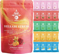 Bombas de ducha aromáticas MR MIRYE - Paquete de 20 bombas de ducha aromáticas - Regalos de cumpleaños para mujeres, Sandía orgánica, Naranja y vainilla, Sal marina y naranja, Rosa, Árbol de té, Regalo para mujeres
