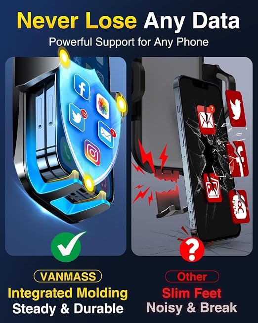 VANMASS Soporte para teléfono celular para automóvil