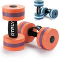 fitply Mancuernas Acuaticas de Espuma EVA para Piscina, para Ejercicio de Natacion, con Mango, 2 Piezas Ligeras, Equipo de Aerobicos Acuaticos