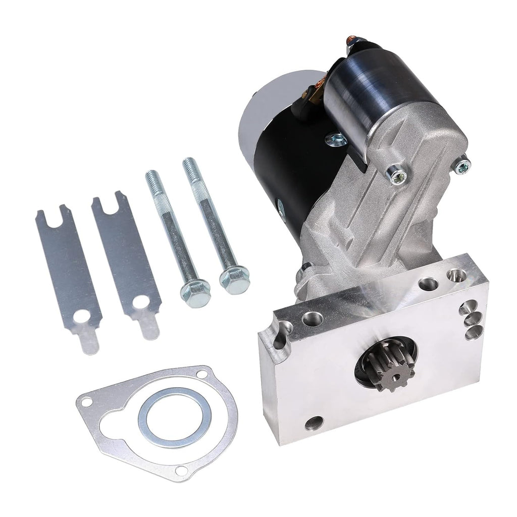 Motor de Arranque Mini BUSIDN Alto Torque 3 HP 9 Dientes | 153/168 Dientes | Para Small/Big Block | Reemplazo para Chevy BBC SBC