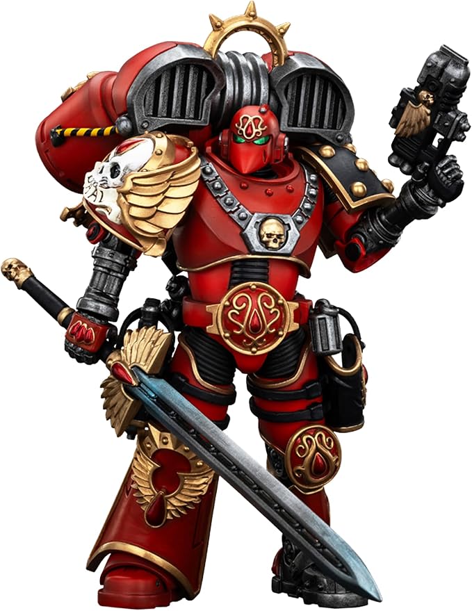 JOYTOY Figuras de acción 1/18 – Warhammer The Horus Herejy Blood Angels Dominion Zephon – 5 pulgadas, modelo coleccionable altamente posable a partir de 15 años