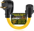 Adaptador Generador Tellegloww NEMA TT-30P L14-30R 30 Amperios Cable 3 Pines Macho 4 Pines Bloqueable Hembra STW 10 AWG