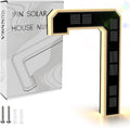ISUNMEA 9 Inch Solar Lighted House Numbers for Outside, Light Up Waterproof LED Address Numbers Signs for Houses, Large Personalized Illuminated Exterior Modern House Numbers Light (7-Black, 9IN)