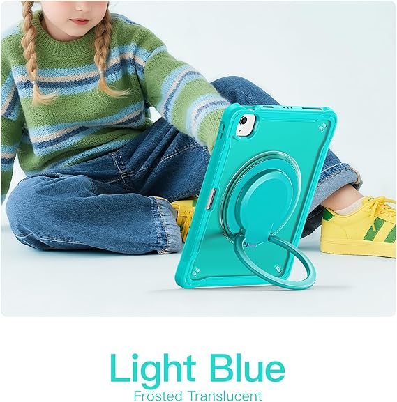 Funda BATYUE para iPad Air 11" M3/M2 y Pro 11" — Soporte 360°, Porta Pencil y Correa