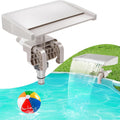 Cascada para Piscinas Elevadas – Flujo Suave Relajante con Sujección Ajustable para Marco, Beige
