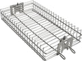 Onlyfire 6042 Cesta plana de acero inoxidable para asador giratorio
