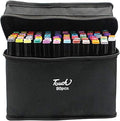 Rotulador de doble punta Touch 80 Colors Graphic Professional Design Art Serie Touch-5 Rotulador de alcohol Manga Graphic Con bolsa Rotulador de doble punta