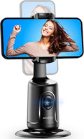 Soporte para teléfono de seguimiento automático, trípode de seguimiento facial, portátil todo en uno, palo inteligente para selfie