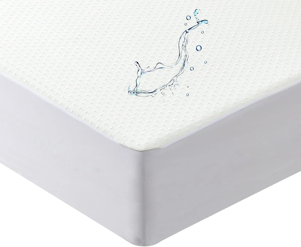 Protector de colchón impermeable Kingnex King 182x203x40 cm