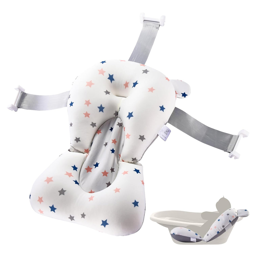 Cojín para bañera de bebé - Cojín para lavabo - Soporte para bañera, Almohada de baño para bebés o recién nacidos - Cojín de seguridad para bañera - Almohada flotante para bebés 