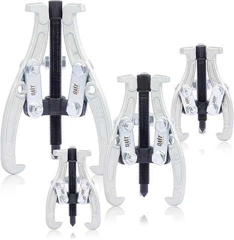 Kit Extractor de Engranajes Orion Motor Tech 3"-8" – 3 Mandíbulas Reversibles para Rodamientos y Poleas