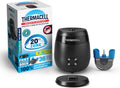Repelente de mosquitos recargable Thermacell E-ZoneGuard Patio Max con zona de protección exterior científicamente probada de 6 metros; batería de 12 horas; recarga de 36 horas; alternativa al repelente de insectos en aerosol; base de carga rápida.
