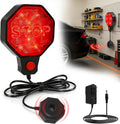 Sensor de asistencia para estacionamiento en garaje Sivoodiot, indicador de parada de coche en garaje con pantalla LED roja/amarilla/verde, distancia de parada de asistencia de estacionamiento ajustable de 6 pies a 6 pies, funciona con pilas o adaptador.