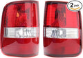 USADO-Ensemble de luz trasera compatible con Ford F-150 F150 2004 2005 2006 2007 2008, lado del conductor y del pasajero, luz de freno trasera, carcasa de reemplazo FO2800182, FO2801182, 5L3Z-13405-CA, 5L3Z