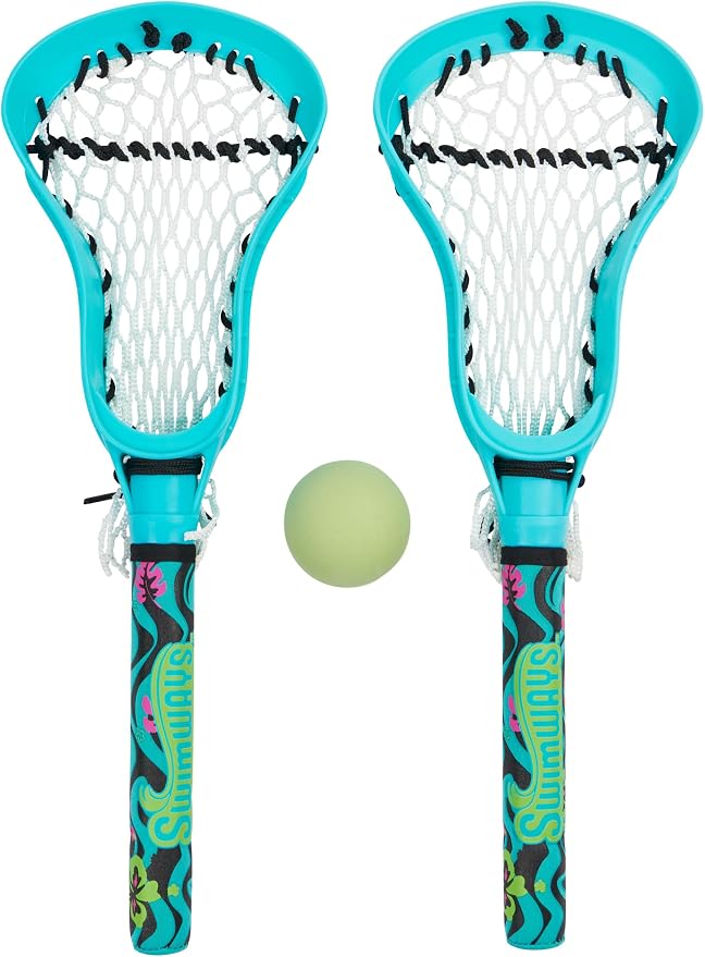 Set Lacrosse Acuático SwimWays Hydro — 2 Palos Impermeables para Piscina, Playa y Jardín (NO INCLUYE LA BOLA)