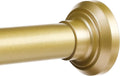 Barra de Cortina de Ducha Dorada ENJOYBASICS 1" | Tensión Ajustable 30-76", Sin Taladro, Acero Resistente