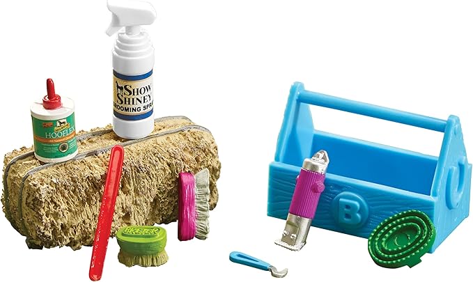 Kit de Aseo para Caballo Breyer Traditional Escala 1:9 – Set Completo de Accesorios