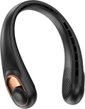 KIDEE Ventilador de cuello, ventilador portátil sin aspas, flujo de aire mejorado de 360°