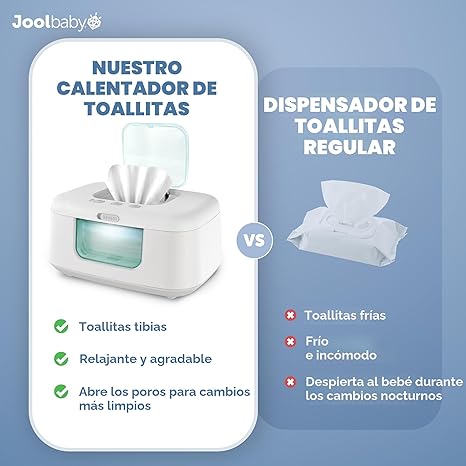 Calentador y Dispensador de Toallitas Húmedas – Jool Baby TinyBums (Aqua)