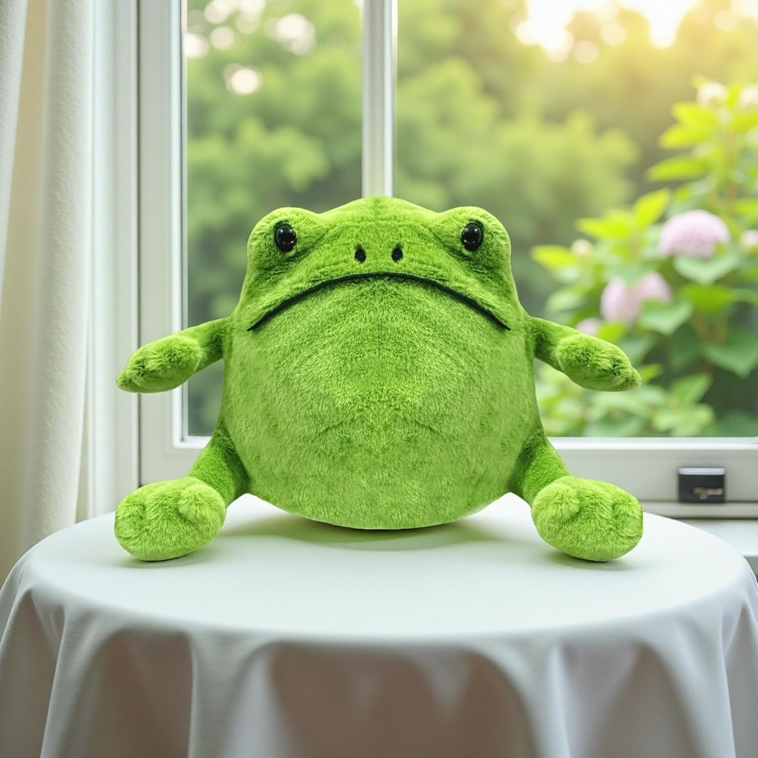 Rana de Peluche Verde 12" – Juguete de Peluche Anfibio, Regalo Clásico para Niños