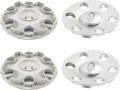 4 tapacubos plateados para llantas F150 2009-2014, Expedition 2010-2014, 181,6 mm (7,15 pulgadas) 