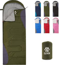 Elevon Saco de Dormir para Adultos Ninos y Jovenes | Impermeable Ligero Compacto con Bolsa de Compresion 3-4 Estaciones Camping