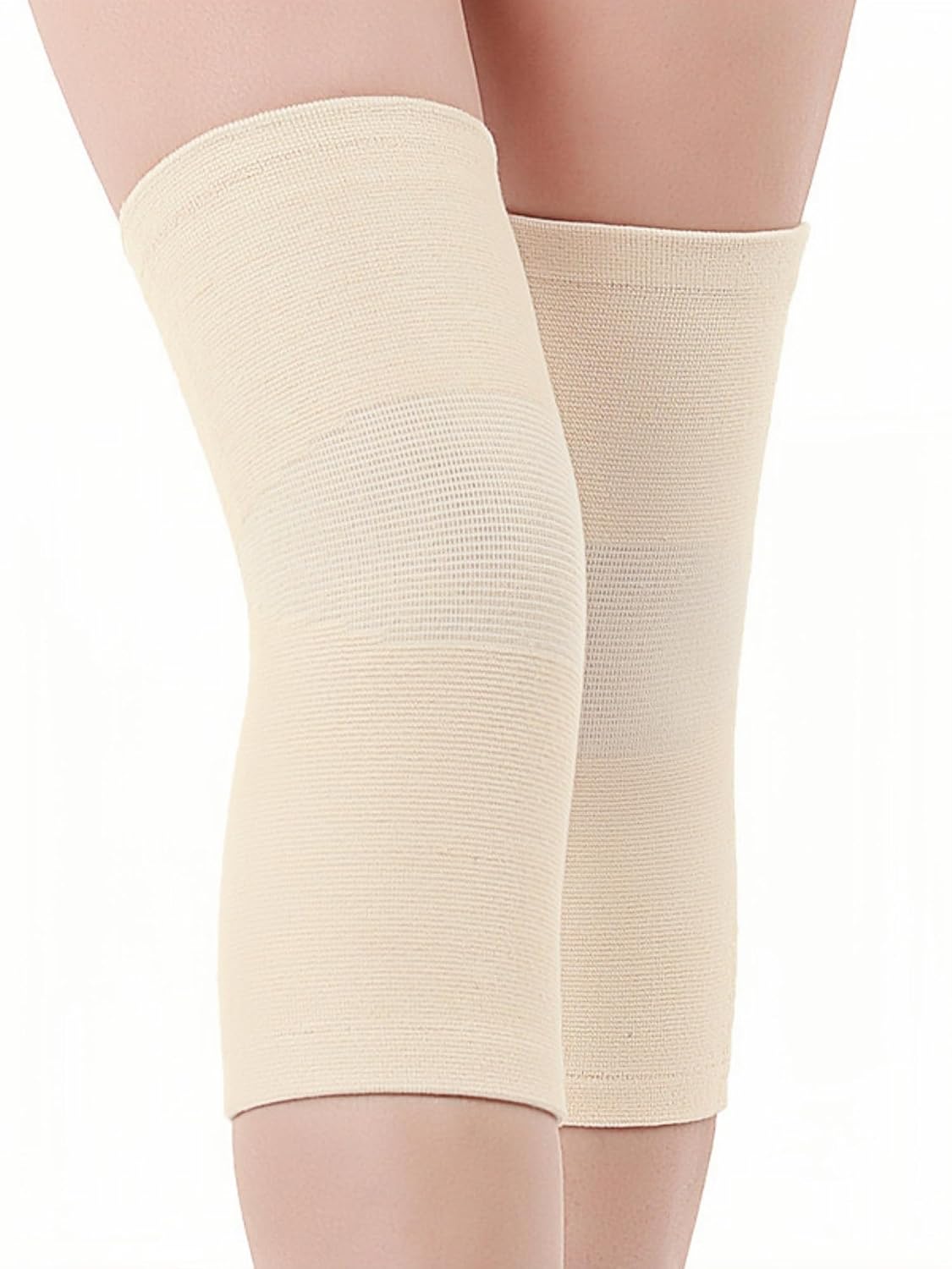 Rodilleras de Bambú con Compresión – Pack de 2, Elásticas y Térmicas para Hombre y Mujer