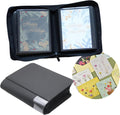 Magiarcana Greeting Card Binder, Greeting Card Organizer Compatible Storage and Display; 5x7 inch Birthday, Wedding,Christmas Card,Index Cards,Postcards Invitation (Black)