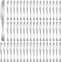Juego de cuchillos de mesa OMISTAR de 150 piezas, de 9,1 pulgadas, para untar, cubiertos, cuchillos duraderos para mantequilla, cubiertos de acero inoxidable para carne, para mesa de carne, hogar, restaurante, cocina. 
