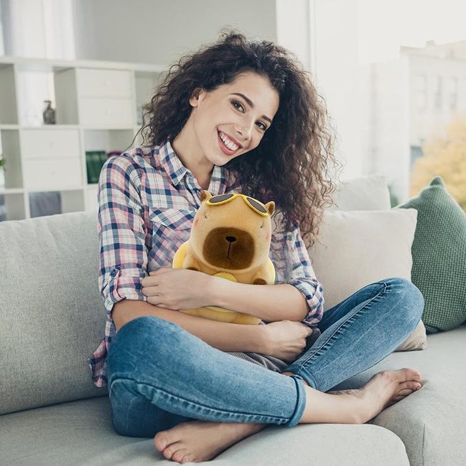 Cubre Cabeza de Palo de Golf Capybara con Flotador – Peluche Divertido para Driver 460cc, Híbridos e Hierros