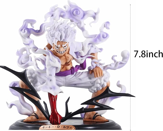 Figura Coleccionable Luffy Gear 5 Fire – One Piece – Decoración para Escritorio