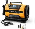 AstroAI M1 Compresor de Aire Portátil 150 PSI | 12V CC / 110V CA | Doble Motor Metálico | ⚠️ No incluye medídor de presión