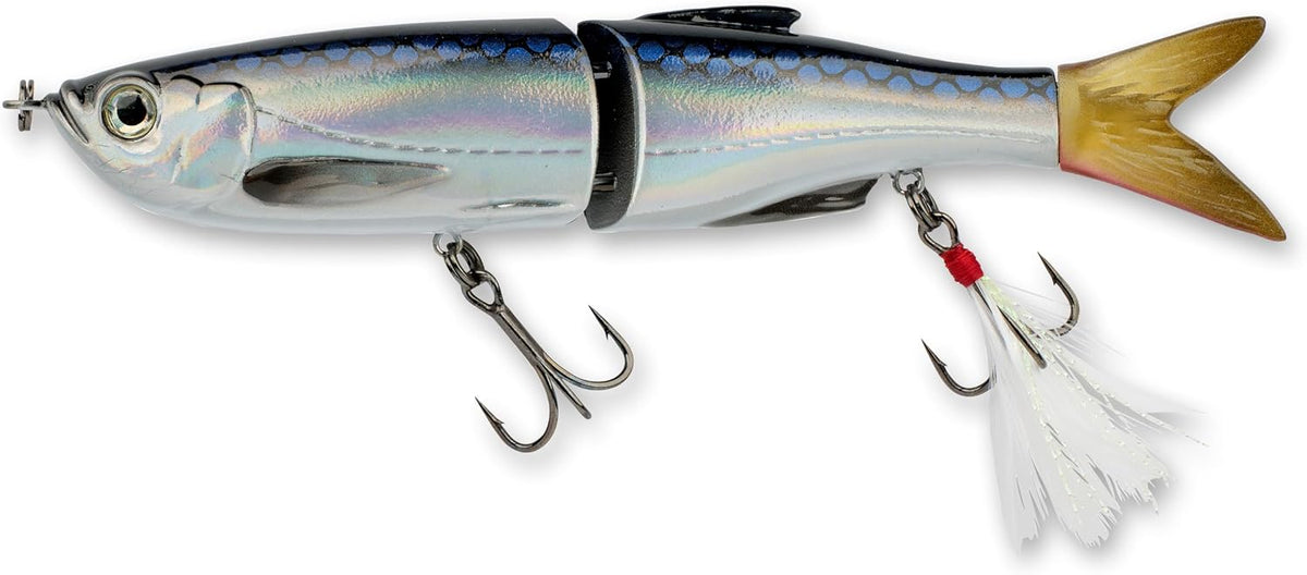 Señuelo de pesca Savage Gear 3D Glide Swimmer, 1 3/4 oz, color Dirty Silver Flash, contornos, colores y movimiento realistas, construcción duradera, hundimiento lento, anzuelos triples dobles de primera calidad y aparejo.