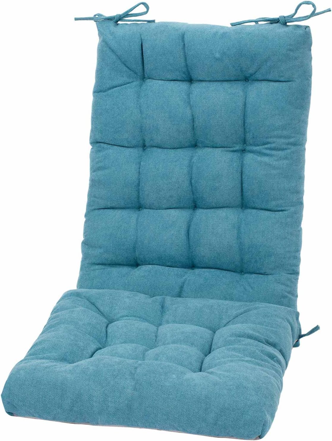 POMIU Juego de Cojines para Silla Mecedora | Interior | Oficina y Comedor | Hogar y Cocina | Color Verde Azulado