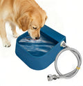 Dispensador Automático de Agua para Perros Enjoying | Tubería Metálica de 59 Pulgadas | Llenado Automático para Grifo Macho de 3/4 o 1/2 Pulgada | Para Perros, Gatos y Ganado