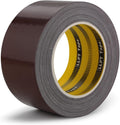 Cinta adhesiva LLPT marrón oscuro de primera calidad, 6 cm x 33 m, resistente, fácil de rasgar, adhesivo fuerte para mudanzas, embalaje, codificación por colores, manualidades, proyectos de bricolaje y reparaciones (DT254)